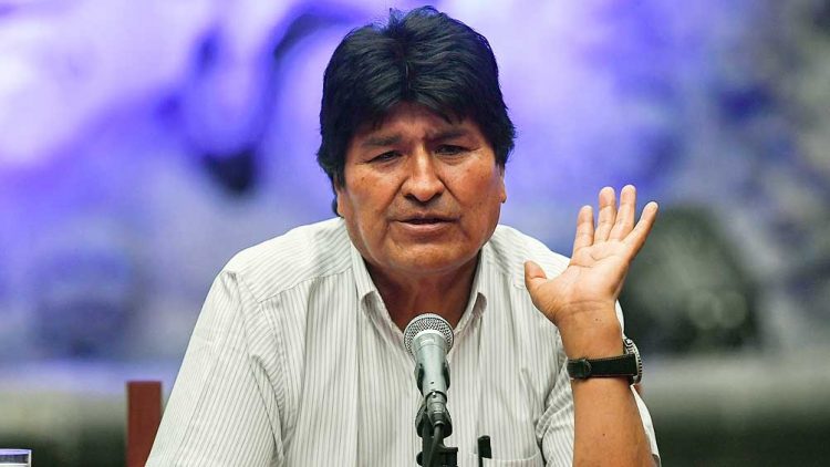 Evo Morales, foto tomada de Telam.