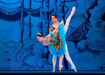 Los primeros bailarines cubanos Viengsay Valdés y Dani Hernández. Foto: Ballet Nacional de Cuba / Facebook.