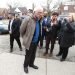 Bernie Sanders durante una visita a una escuela de Detroit en las primarias demócratas del martes 10 de marzo. Foto: Paul Sancya/AP.