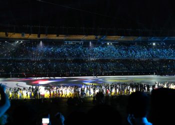 Ceremonia inaugural de los juegos en Barranquilla, Colombia, 2018. Foto: Antena 2.