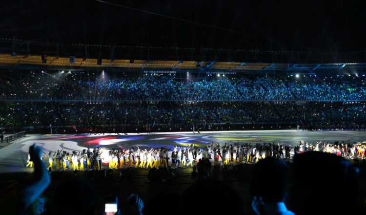 Ceremonia inaugural de los juegos en Barranquilla, Colombia, 2018. Foto: Antena 2.