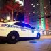 La policía del condado Miami-Dade comenzó el patrullaje nocturno contra los violadores del toque de queda.  Foto: Cistóbal Herrera/EFE.