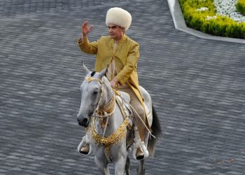 El presidente de Turkmenistán, Gurbanguly Berdymukhamedov. Foto: Business Insider.