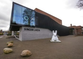 El museo Singer Laren, en Laren, Holanda, de donde fue robada una pintura de Vincent van Gogh aprovechando lçsu cierre por la pandemia de coronavirus, el lunes 30 de marzo del 2020. Foto: Peter Dejong / AP.