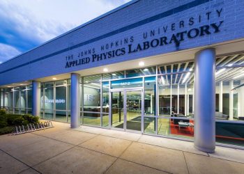 El Laboratorio de Física Aplicada de la Universidad Johns Hopkins, Maryland. Foto: The Business Journal.