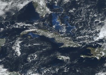 Imagen satelital de Cuba. Foto: Insmet.cu