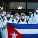 Médicos y enfermeros cubanos del contingente Henry Reeve. Foto: Antonio Calanni / AP / Archivo.