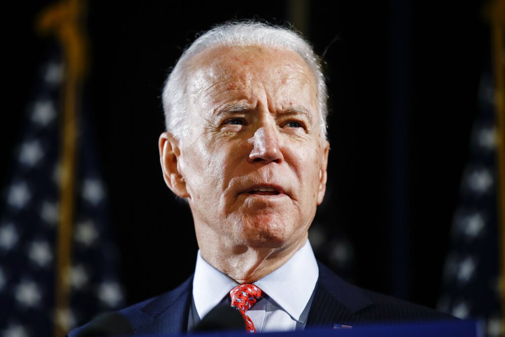 El exvicepresidente Joe Biden y candidato demócrata a la presidencia, en un mitin de campaña. Foto: Matt Rourke / AP / Archivo.