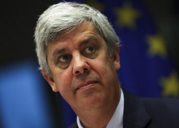 El presidente del Eurogrupo, Mário Centeno Foto: AP.