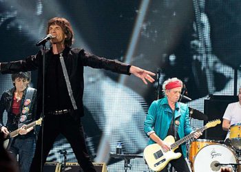 Los Rolling Stones durante un concierto en Los Ángeles, en 2015. Foto: Telemadrid.