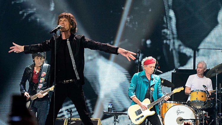 Los Rolling Stones durante un concierto en Los Ángeles, en 2015. Foto: Telemadrid.