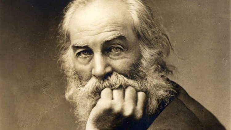 El poeta Walt Whitman (1819-1892).