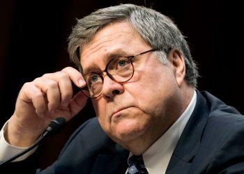 El fiscal general de EE.UU., William Barr. Foto: AP.