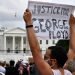 Una de las manifestaciones exigiendo justicia para George Floyd. Foto: AP.