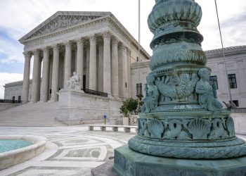 Vista de la Corte Suprema, Washington, 15 de junio de 2020. Foto:. Scott Applewhite/AP.