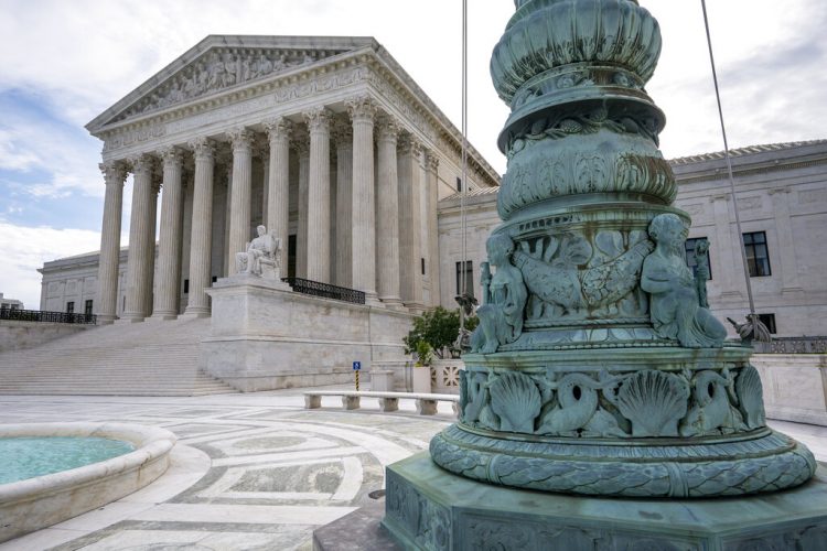 Vista de la Corte Suprema, Washington, 15 de junio de 2020. Foto:. Scott Applewhite/AP.