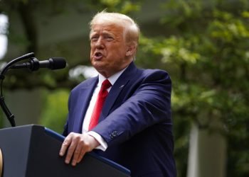 El presidente Donald Trump en la Casa Blanca en Washington el 16 de junio del 2020. Foto: Evan Vucci/AP.