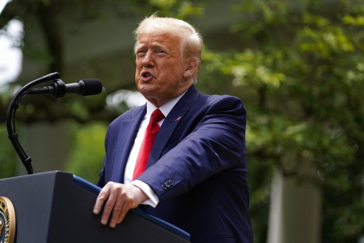 El presidente Donald Trump en la Casa Blanca en Washington el 16 de junio del 2020. Foto: Evan Vucci/AP.