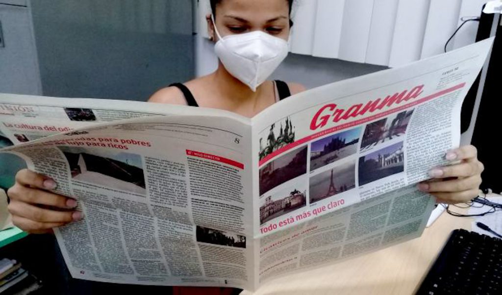 Los periódicos nacionales (Granma, Trabajadores y Juventud Rebelde) y los provinciales circularán en colores, desde Pinar del Río hasta Camagüey. Foto: granma.cu