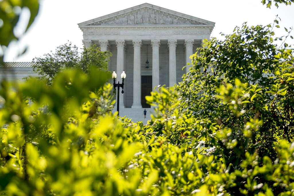 La Corte Suprema en Washington, 8 de julio de 2020. Foto: AP/Andrew Harnik.