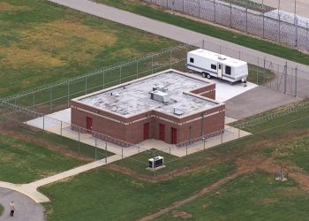Vista aérea de la instalación de ejecuciones en Terre Haute, Indiana. Foto: Michael Conroy/AP/archivo.