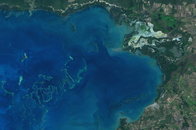 Golfo de Guacanayabo. Foto: Nasa