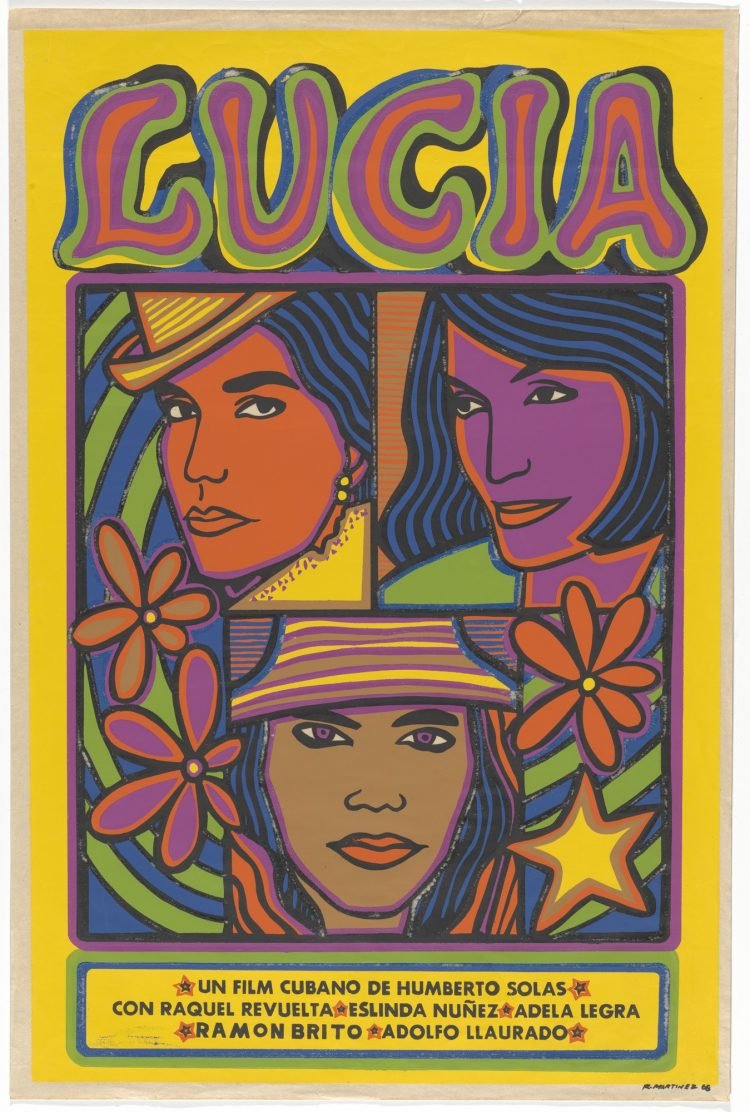 Lucía, afiche de Raúl Martínez (detalle),