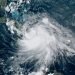 Tormenta tropical Laura en movimiento al sur de Cuba, el domingo 23 de agosto de 2020. Foto: Cubadebate.