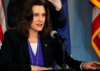 La gobernadora de Michigan, Gretchen Whitmer. Foto: ABC News.