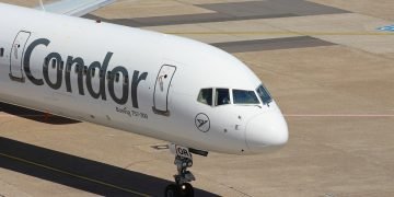 Avión de la aerolínea alemana Condor. Foto: aerolatinnews.com / Archivo.