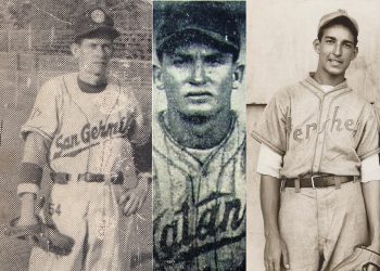 Rolando Muñiz, Jiquí Suárez y Joe Carballo, tres de los lanzadores avileños que también lograron juegos sin hits ni carreras. Foto: Archivo del autor.