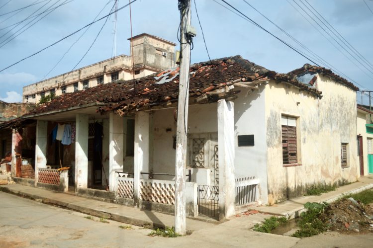 Casa natal de María Teresa Vera, en Guanajay. Foto: Jesús Manuel Reyes.