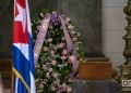Honras fúnebres del Historiador de La Habana, Eusebio Leal, en el Capitolio Nacional, el 17 de diciembre de 2020. Foto: Otmaro Rodríguez.