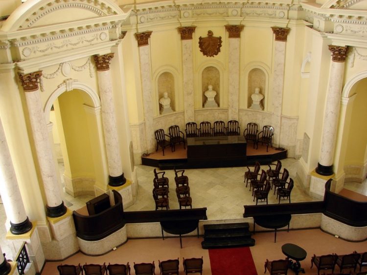 Paraninfo de la Academia de Ciencias de Cuba. Foto: academiaciencias.cu