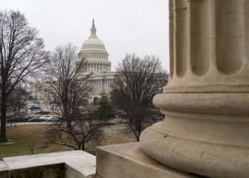 El Capitolio federal hoy martes 26 de enero de 2021. Foto: J. Scott Applewhite/AP.