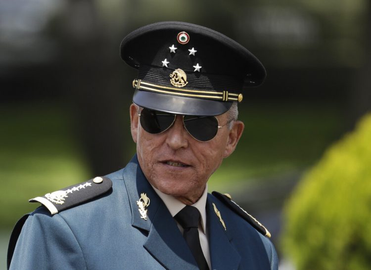 El exsecretario de Defensa Salvador Cienfuegos. Foto: Rebecca Blackwell/AP.