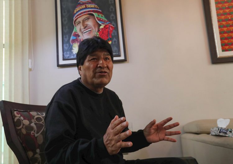 El expresidente de Bolivia Evo Morales, en Cochabamba, en una imagen de archivo. Foto: Martín Alipaz / EFE / Archivo.