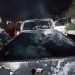 Una de las dos camionetas halladas en Tamaulipas en enero, dentro de las que se encontraron 19 cuerpos calcinados. Foto: twitter.com/DenisseRomeroM