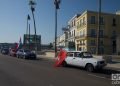 Caravana contra el embargo de Estados Unidos a Cuba, en La Habana, el 28 de marzo 2021. Foto: Otmaro Rodríguez.