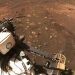Esta fotografía de la NASA fue tomada durante la primera prueba de desplazamiento de la sonda rodante Perseverance en Marte el jueves 4 de marzo de 2021. Foto: NASA/JPL-Caltech vía AP.