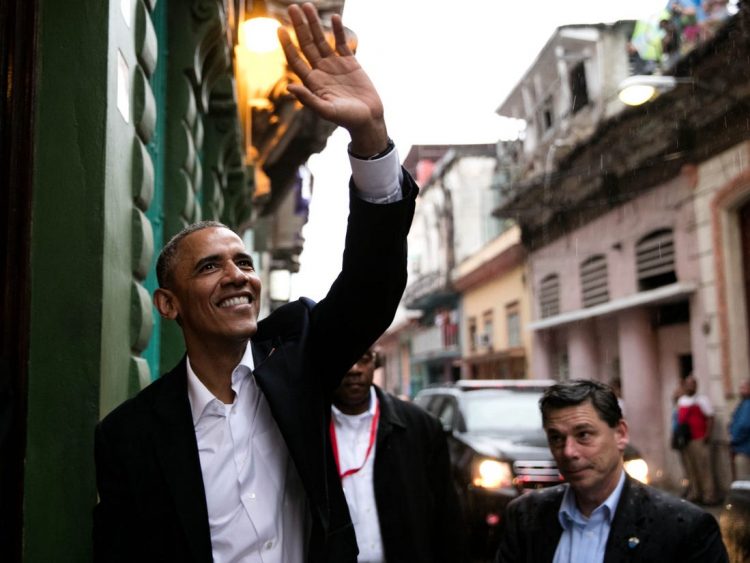 El presidente Barack Obama en una calle habanera. | Foto: Casa Blanca.