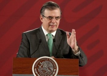 El canciller mexicano Marcelo Ebrard. Foto: La Jornada.