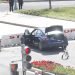 Vehículo en el cual un individuo intentó ingresar al Capitolio de Estados Unidos, en Washington DC, el 2 de abril de 2021. Foto: Sawn Thew / EFE.