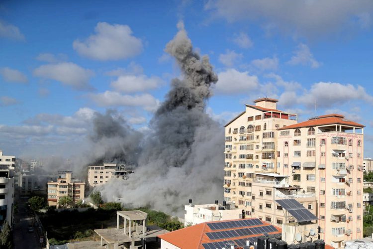 Los bombardeos israelíes seguirán sobre la Franja de Gaza. Foto: CBS.