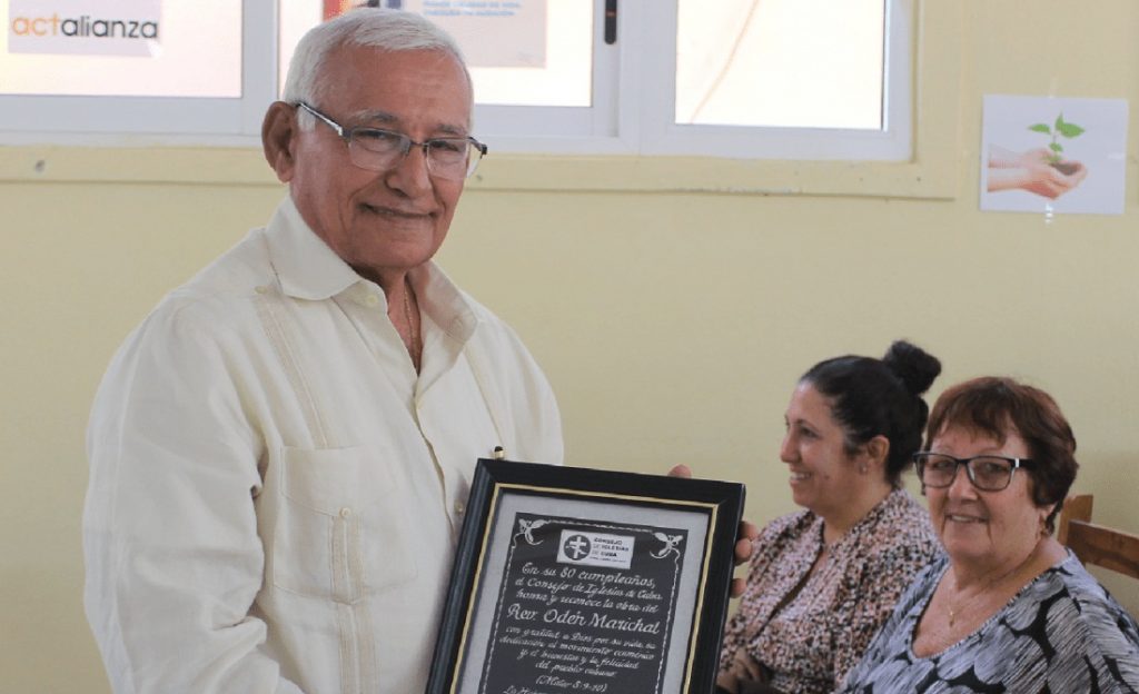 El reverendo Pablo Odén Marichal, líder ecuménico cubano fallecido el 3 de mayo de 2021. Foto: Consejo de Iglesias de Cuba / Archivo.