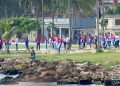 Jornada contra el bloqueo de EE.UU. a Cuba en Matanzas, el 20 de junio de 2021. Foto: Otmaro Rodríguez.