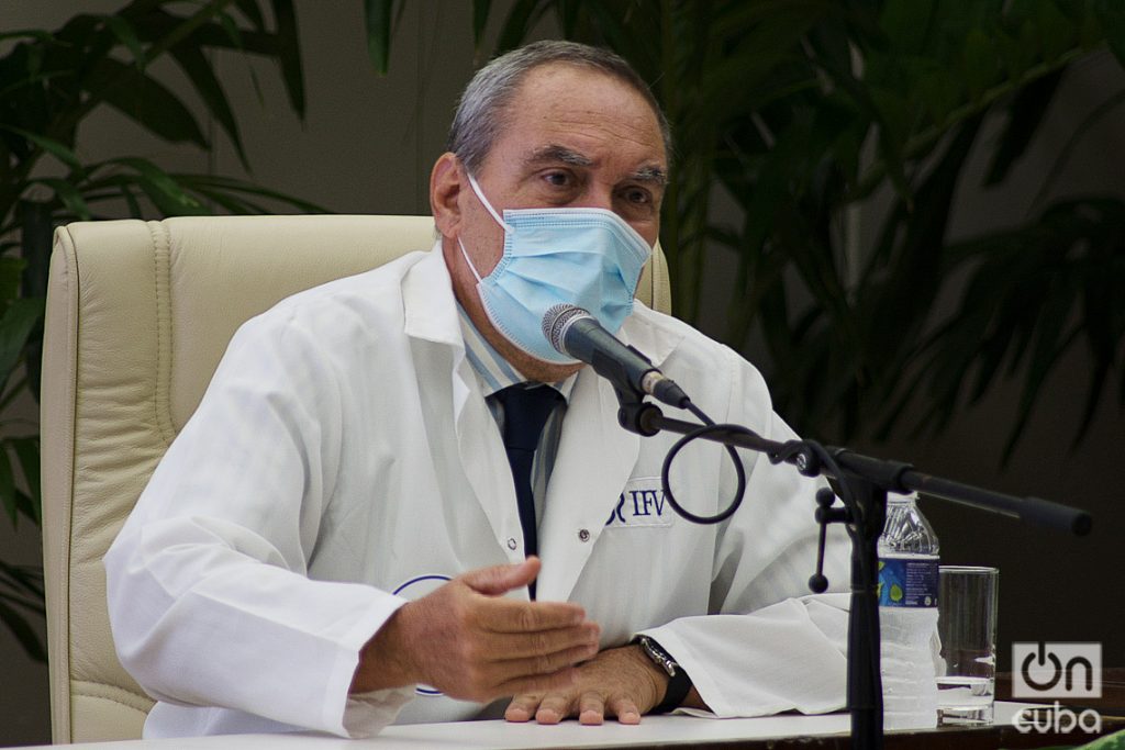 El Dr. Vicente Vérez Bencomo, director del Instituto Finlay de Vacunas (IFV), y uno de los artífices de las vacunas cubanas Soberanas contra la COVID-19. Foto: Otmaro Rodríguez / Archivo.