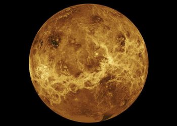 El planeta Venus, foto tomada por la nave espacial Magellan y Pioneer Venus Orbiter. La agencia anunció dos nuevas misiones robóticas al planeta más caliente del sistema solar. Foto: AP