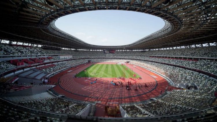 Evento de prueba de atletismo del Ready Steady Tokyo en el Estadio Nacional, el 9 de mayo de 2021 en Tokio. Foto: Toru Hanai/Getty Images, vía olympics.com