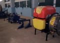Implementos de los tractores eléctricos importados por el gobierno cubano con destino a la agricultura de la Isla. Foto: minag.gob.cu